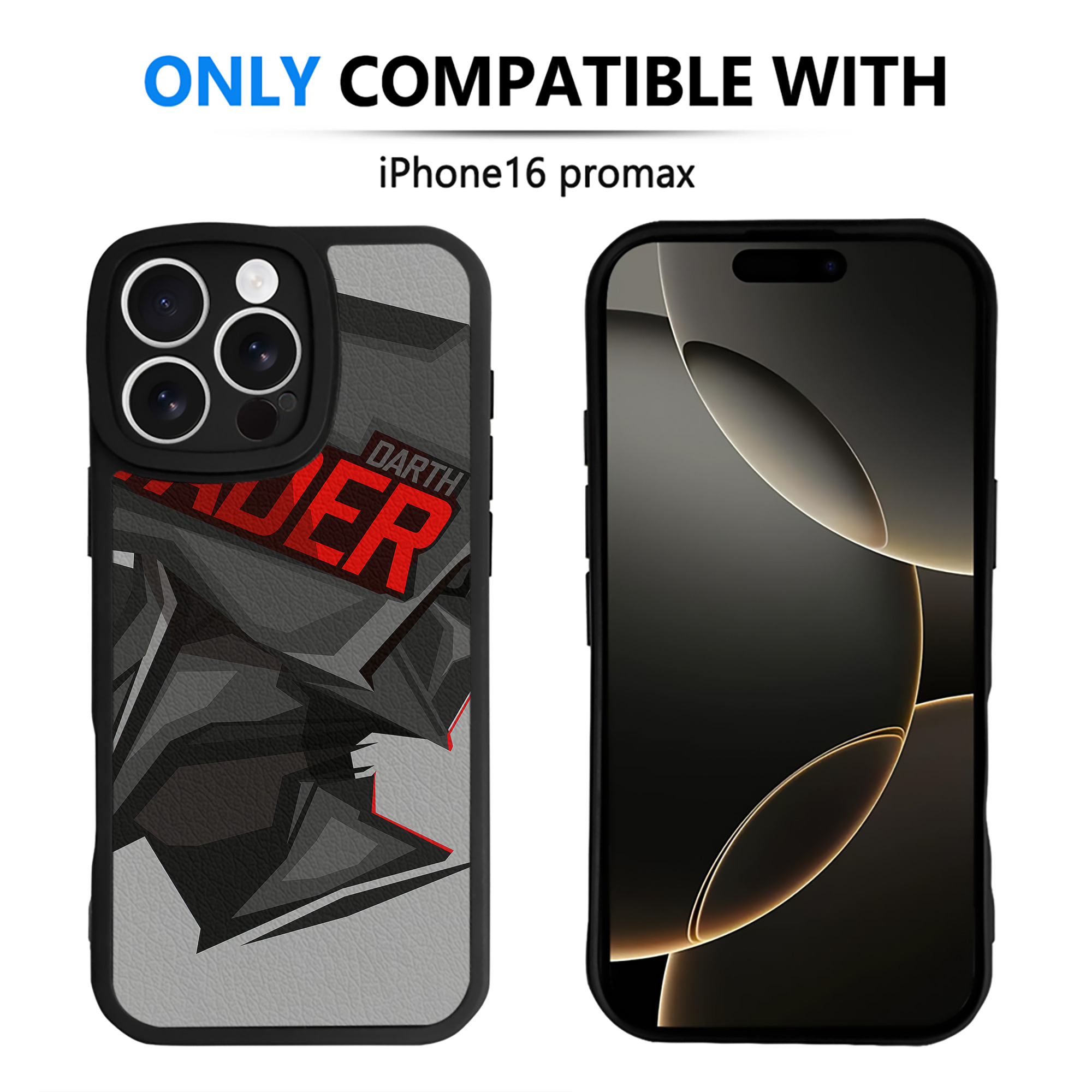 （画像用） スター・ウォーズ Star Wars 【iPhone 16シリーズ対応】シリコンスマホケース（レザー調） 材質：シリコン